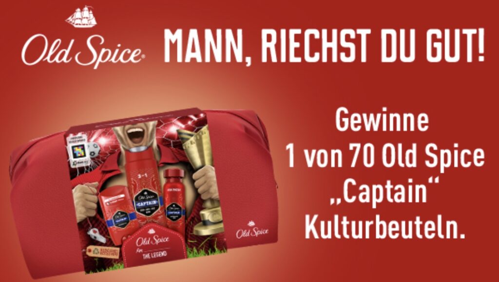Müller Old Spice Gewinnspiel - Schnäppchengans 