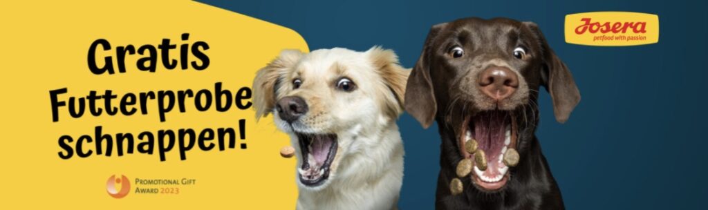 Josera gratis Hunde Futterprobe - Schnäppchengans 