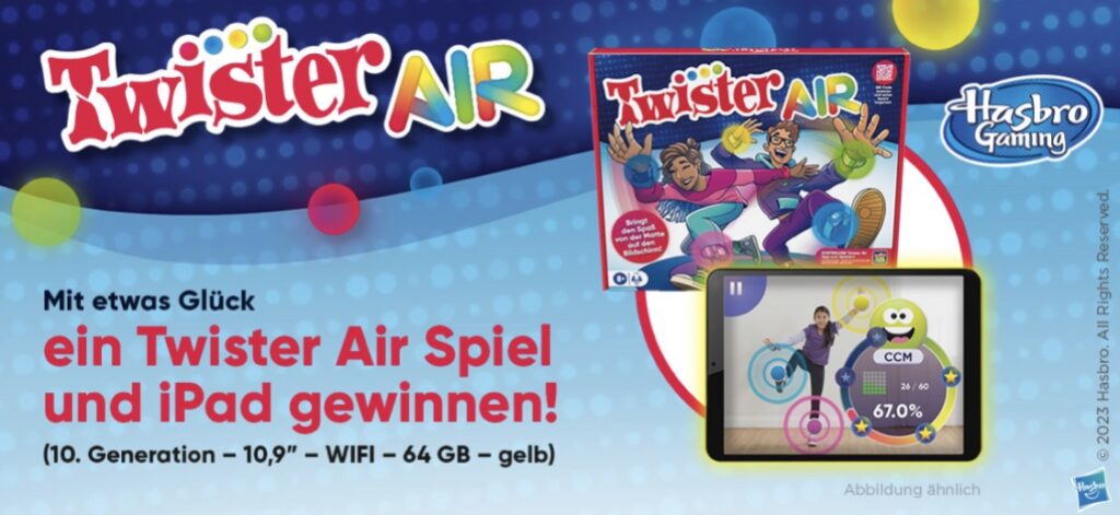 Twister Air Rofu Gewinnspiel - Schnäppchengans 