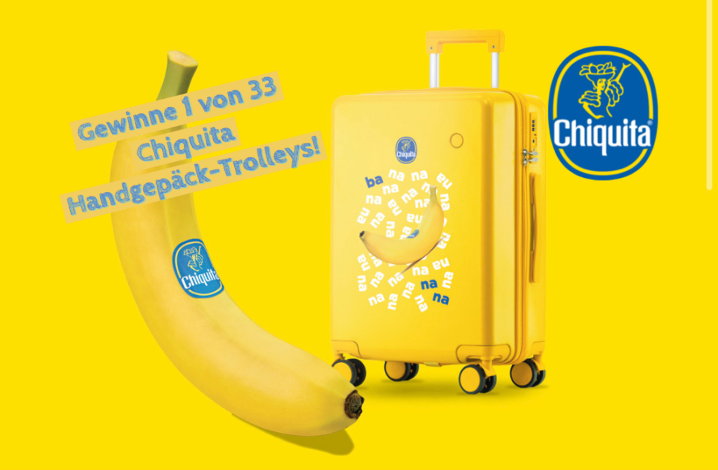 Chiquita Gewinnspiel - schnäppchengans 
