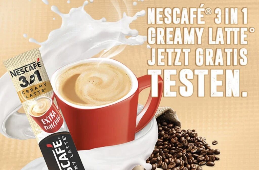 Nescafé Creamy Latte gratis - Schnäppchengans 