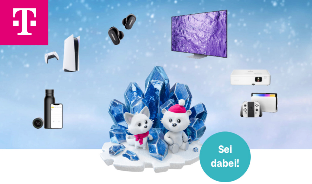 Telekom Winterglück Gewinnspiel - Schnäppchengans 